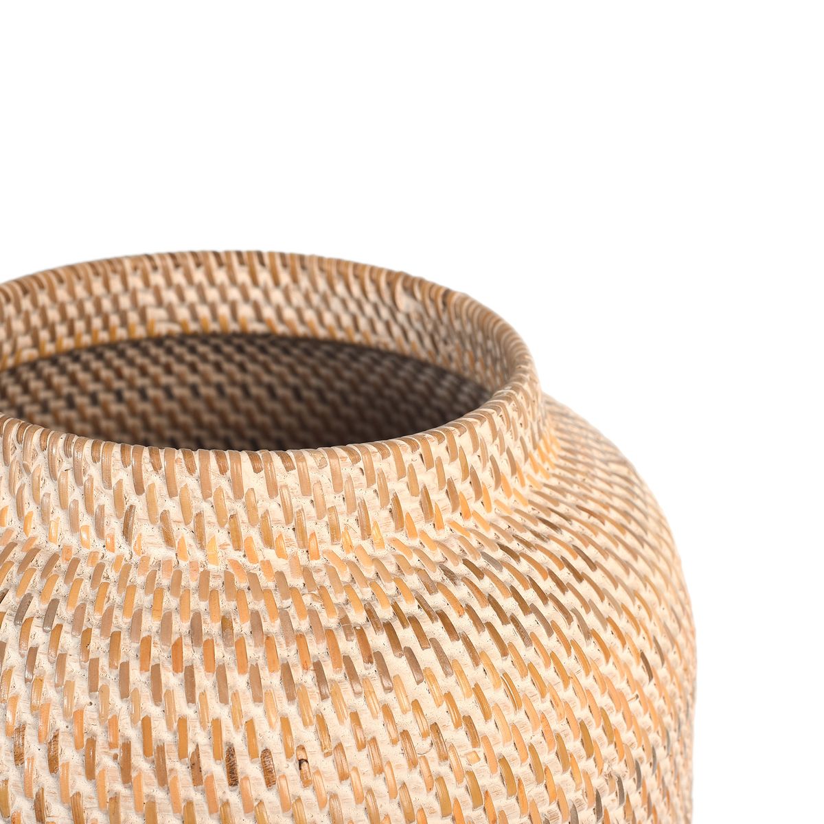 Rattan Bodenvase 40cm
